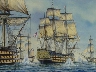 HMS Victory at Trafalgar