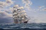 Oil Painting of the Clipper Glory of the Seas