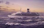 Passenger Liner Meridian - Watercolor Painting by Richard Moore