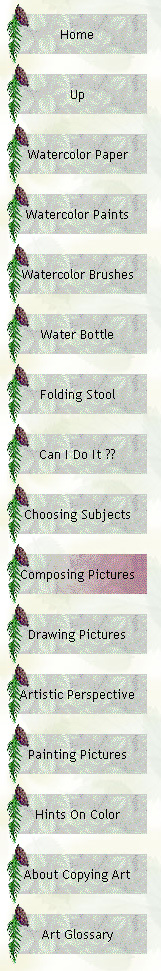 Outdoor Watercolors - Composting A Picture