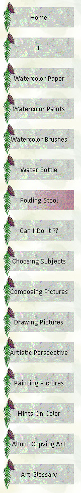 Outdoor Watercolors - Folding Stool