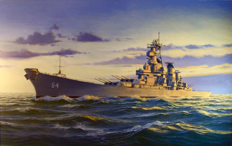 Battleship USS Wisconsin (BB 64)