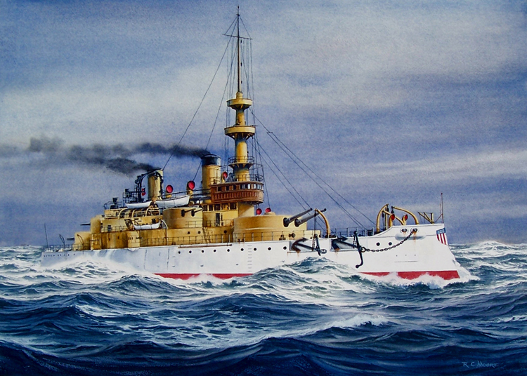 Battleship USS Oregon